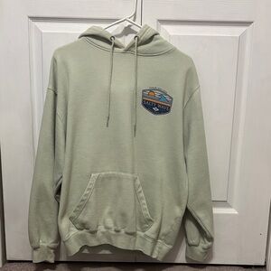 Salty Wave Sage Green Women's Hoodie